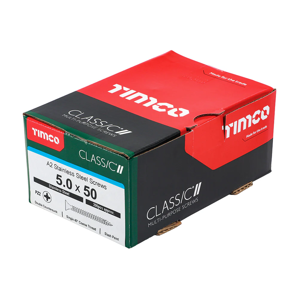 Timco Classic Stainless Steel Screw Pz2 Csk -A2 (20 Variants Available ) - Image 18