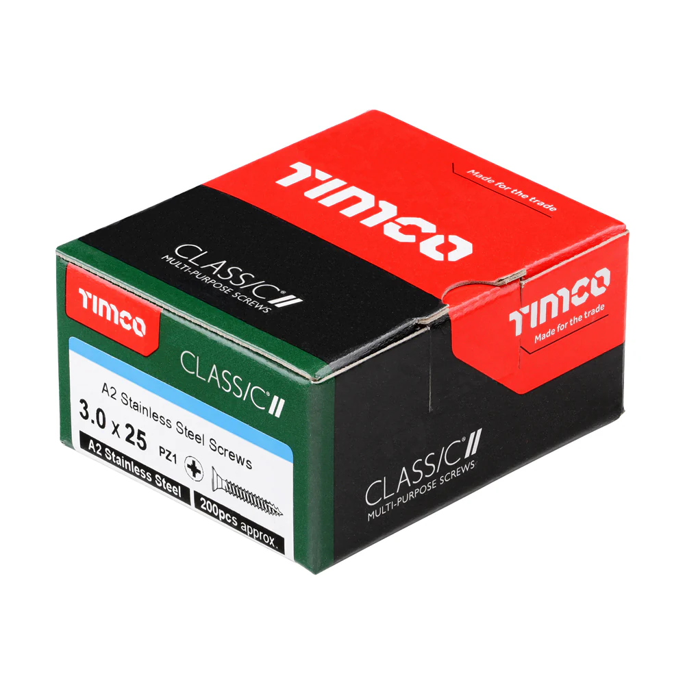 Timco Classic Stainless Steel Screw Pz2 Csk -A2 (20 Variants Available ) - Image 2