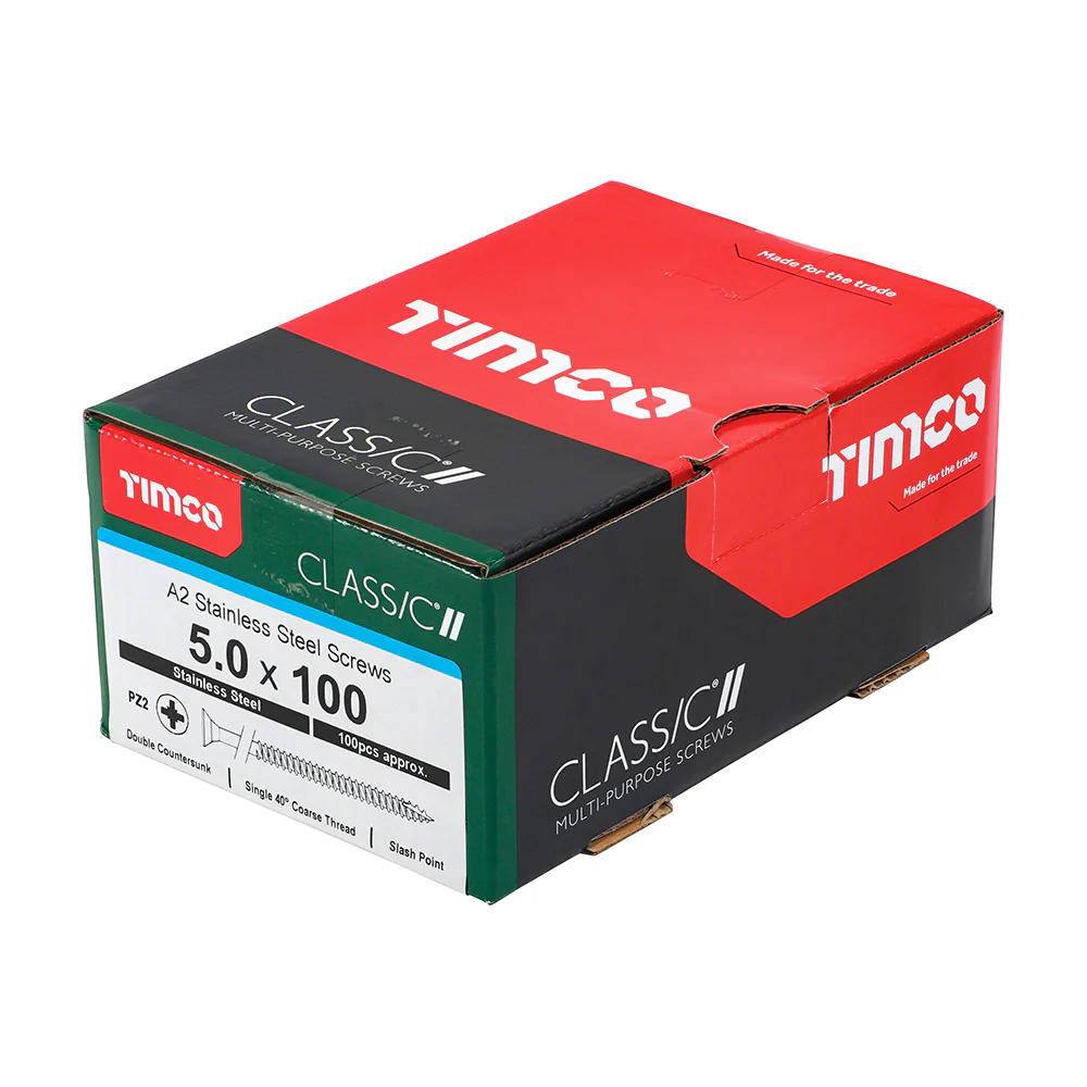 Timco Classic Stainless Steel Screw Pz2 Csk -A2 (20 Variants Available ) - Image 22