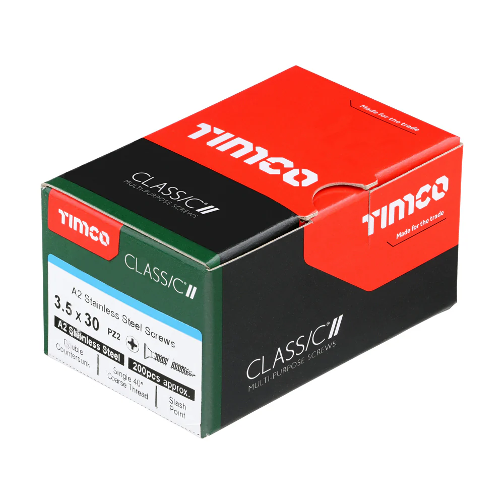 Timco Classic Stainless Steel Screw Pz2 Csk -A2 (20 Variants Available ) - Image 5