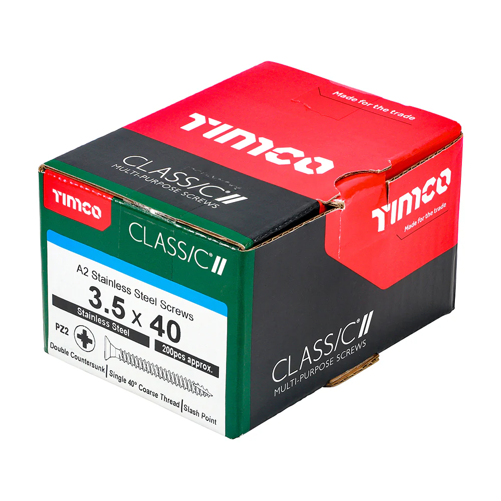 Timco Classic Stainless Steel Screw Pz2 Csk -A2 (20 Variants Available ) - Image 6