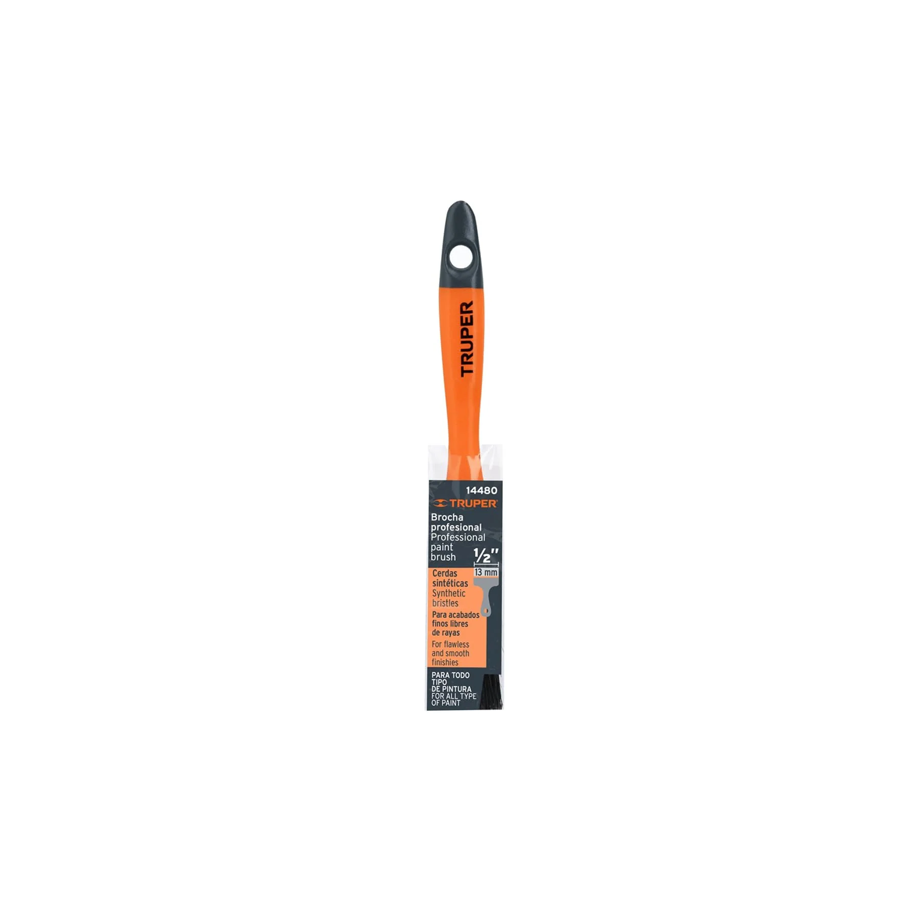 TRUPER PLASTIC HANDLE PAINT BRUSH