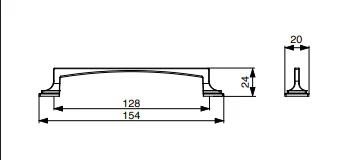 XR25 HANDLE 128MM NATURAL BRONZE - Image 2